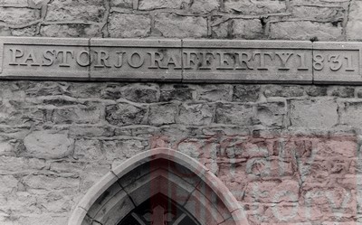 O'Rafferty Inscription on catholic church