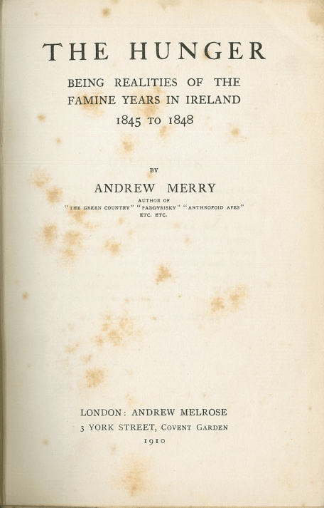 The Hunger Andrew Merry