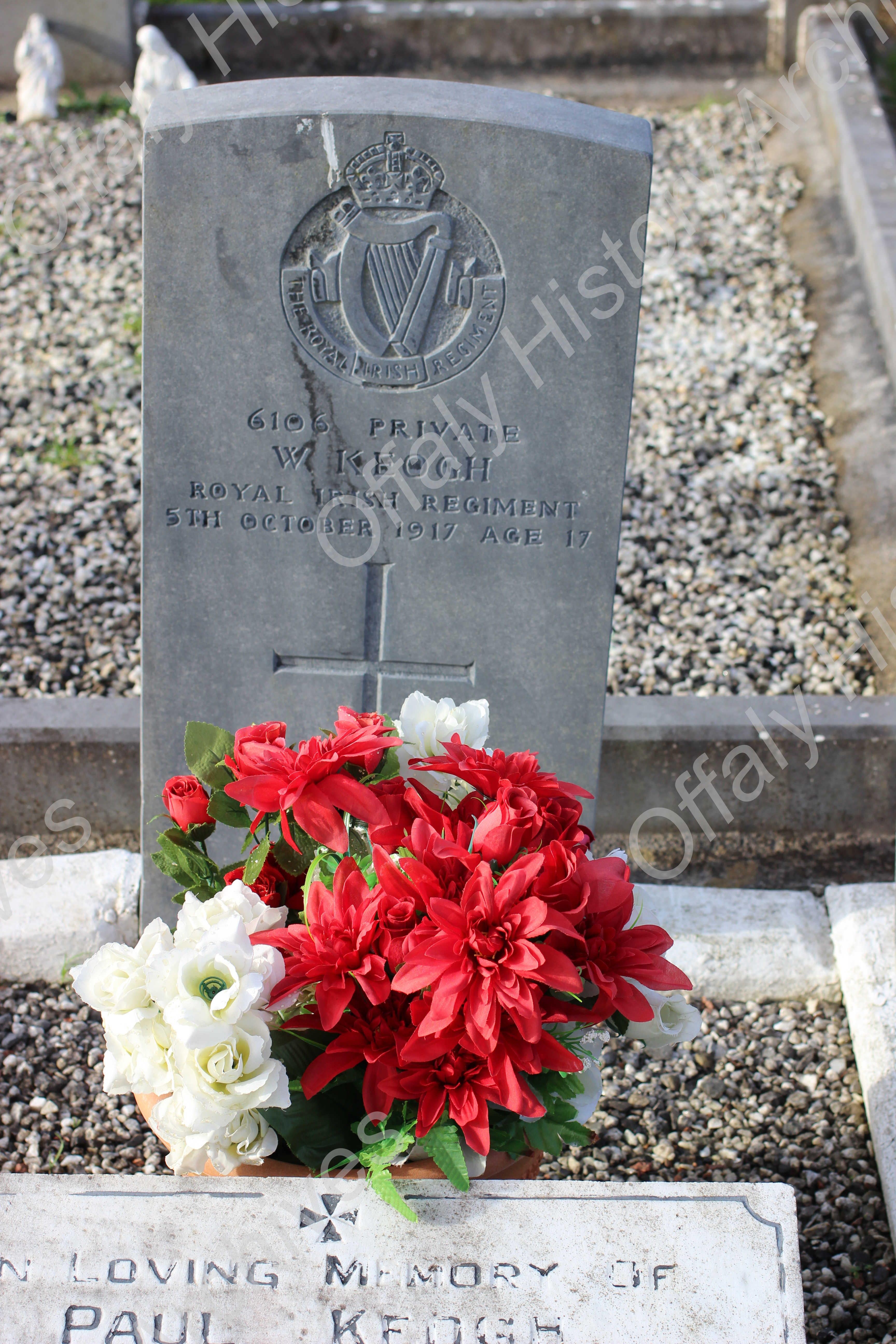 Keogh war 1 Clonminch RC cemetery