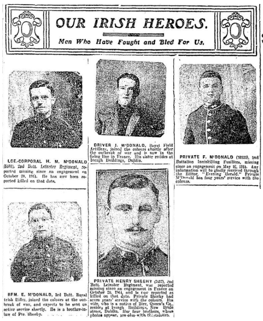 Newspaper report on the McDonald brothers and their brother in law