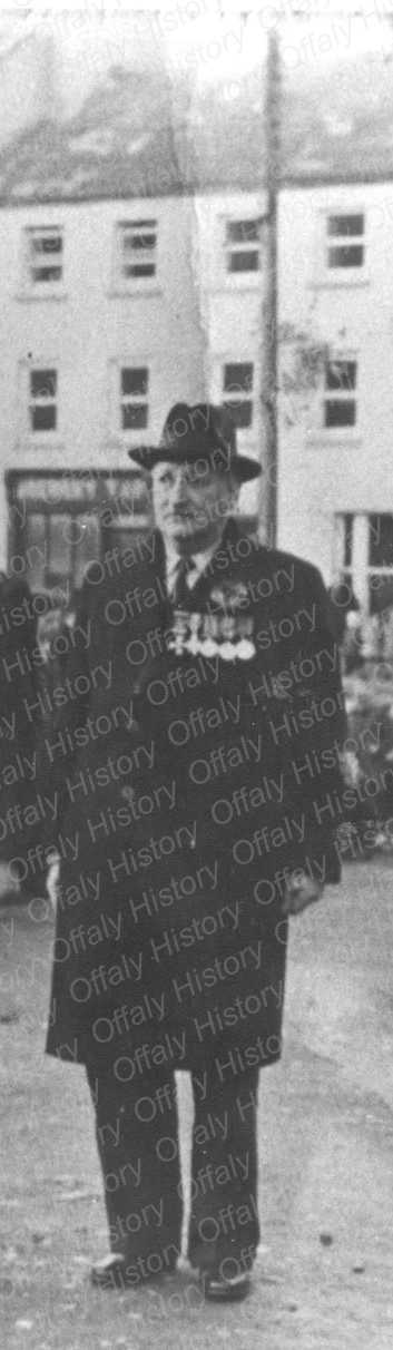 2 lt. colonel bury at a british legion armistice day, tullamore early 1950s.