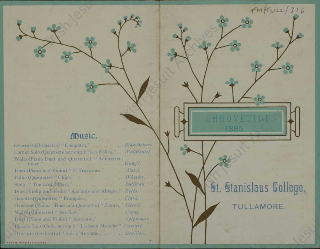 The Papers of St Stanislaus College, Tullabeg. By Damien Burke and Lisa ...