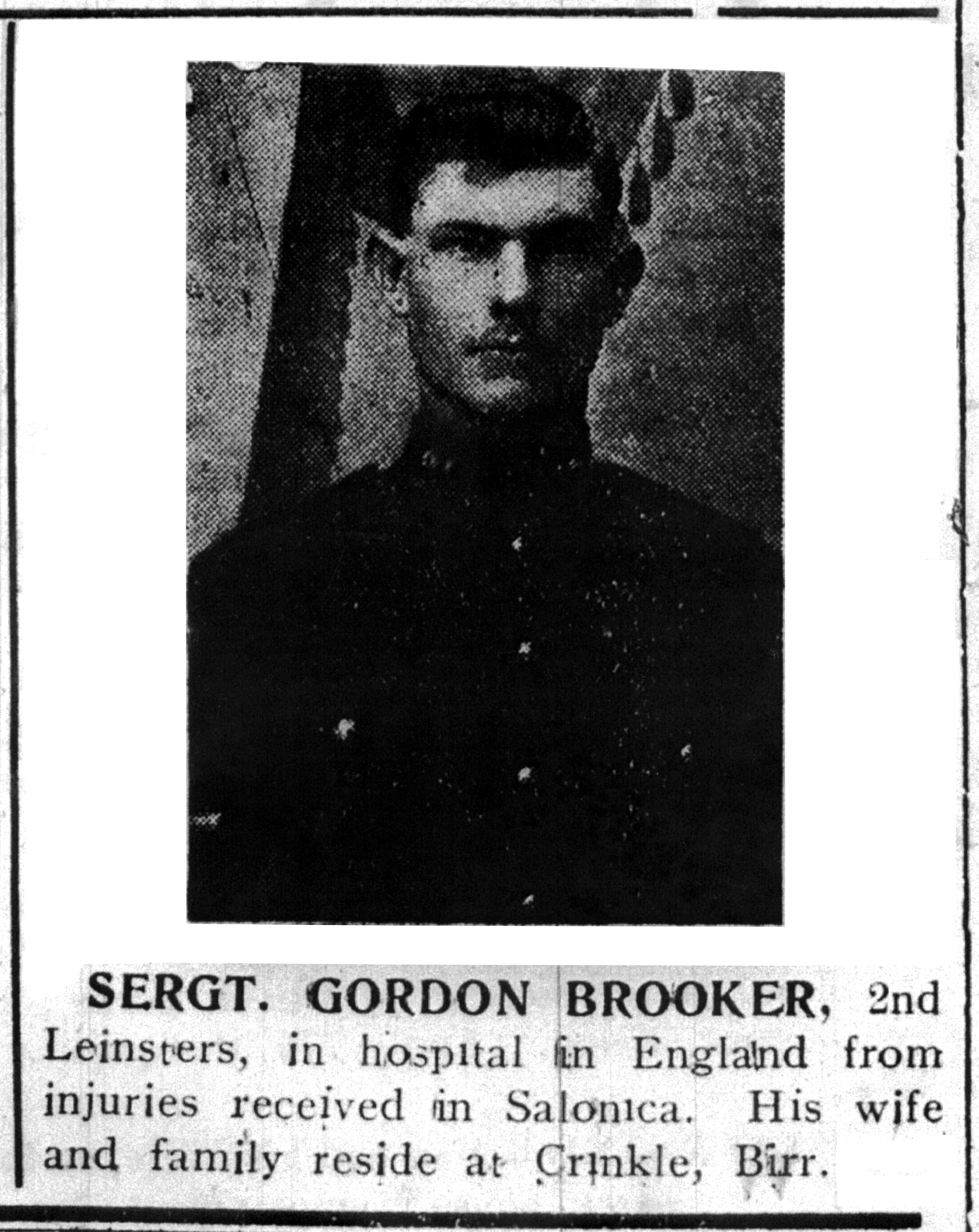 Sergeant Gordon Brooker