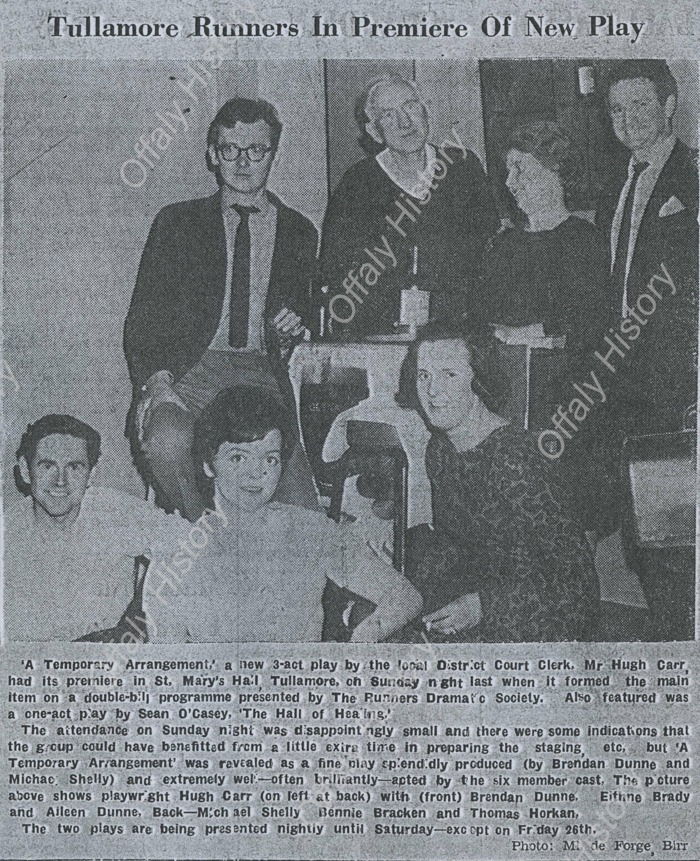 068186 Tullamore Runners in Premiere of New Play