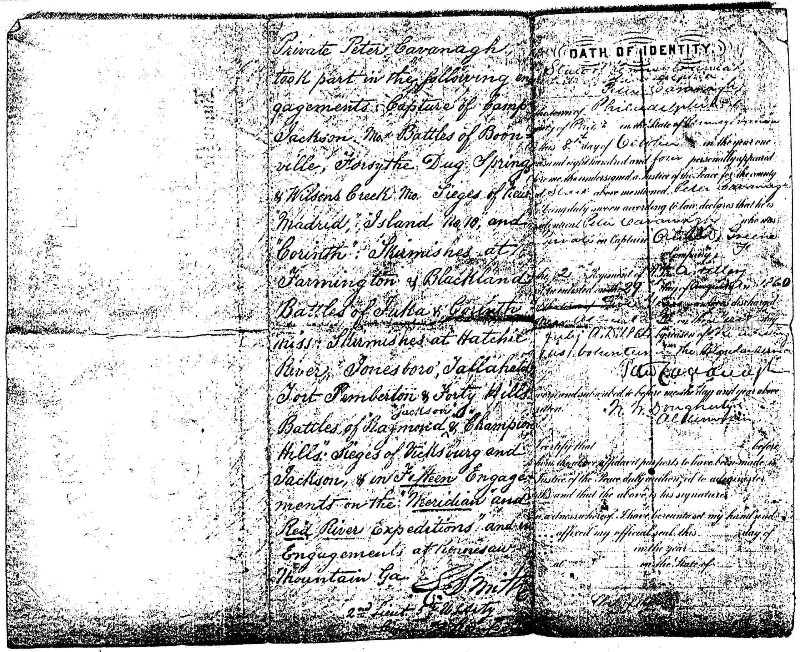 Peter Cavanagh discharge 1