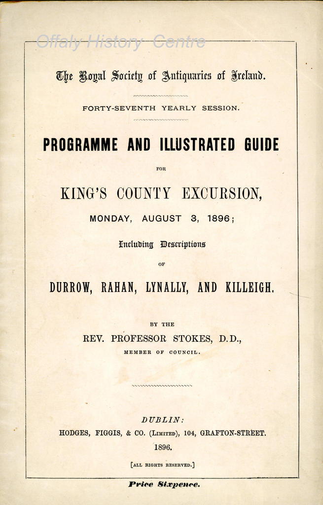 174910 Royal Society of Antiquaries of Ireland Programme (2)