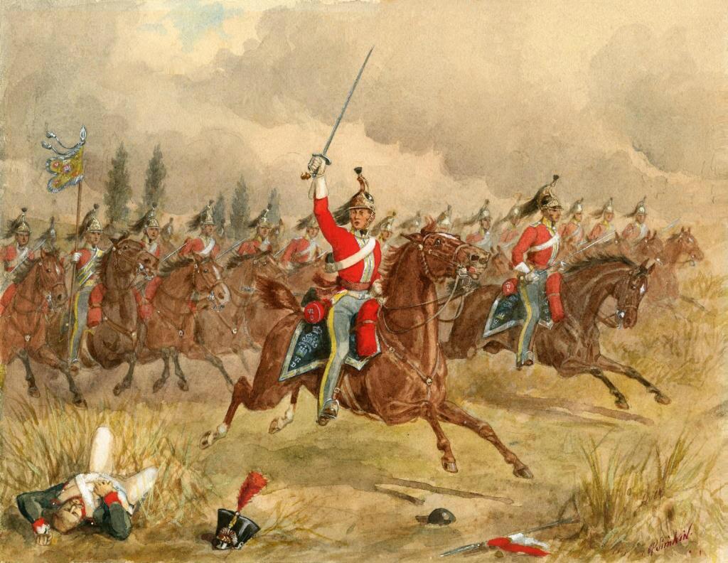 6th Inniskilling Dragoons at Waterloo