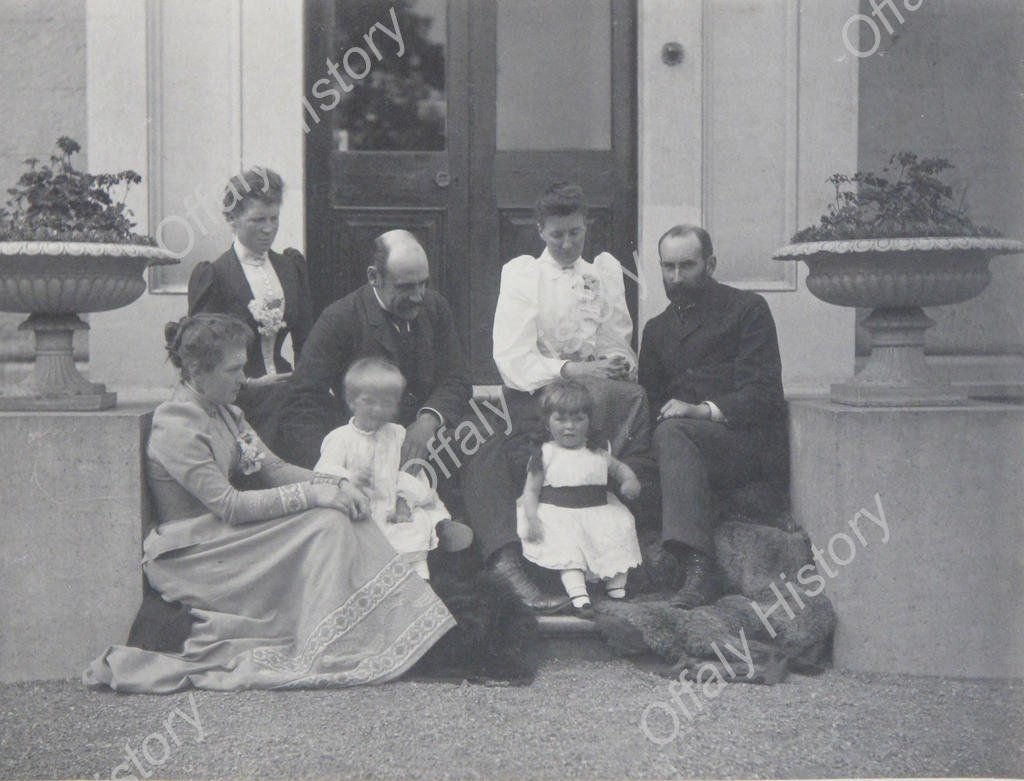 Fred & Clibborn Goodbody with Mary, Alice, Madge & Audrey at Drayton Villa 1893 (courtesy Harry St. John)