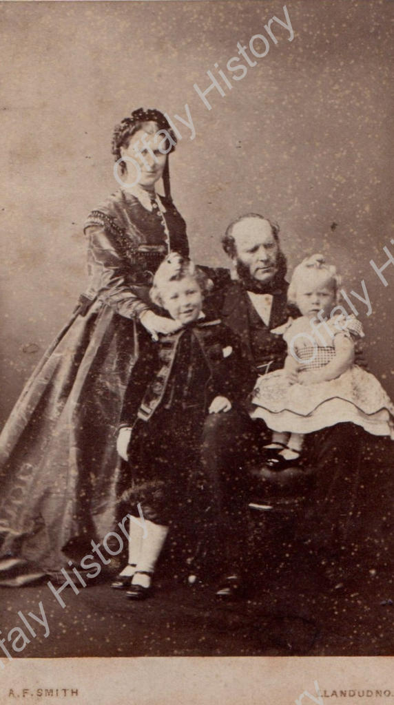 Lewis Frederick and Kate Goodbody with children Ellis & Lewis c. 1867.