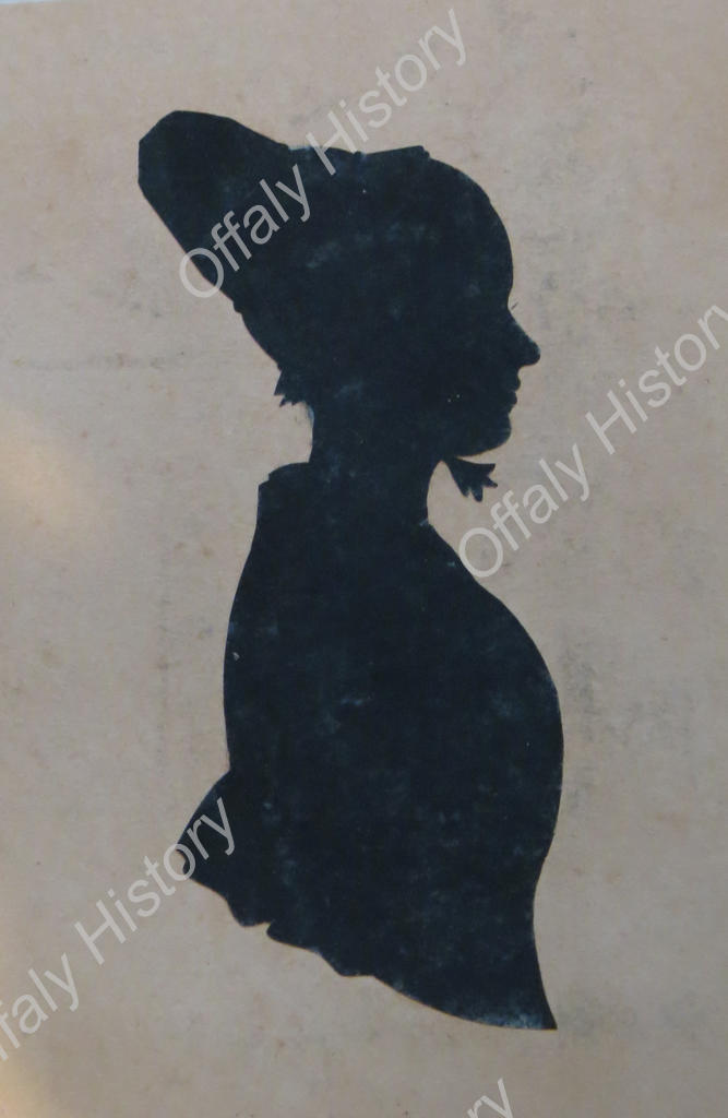 Silhouette of Rebecca Clibborn who married Lewis Frederick Goodbody 1851 (courtesy Malcolm Pim) (1)