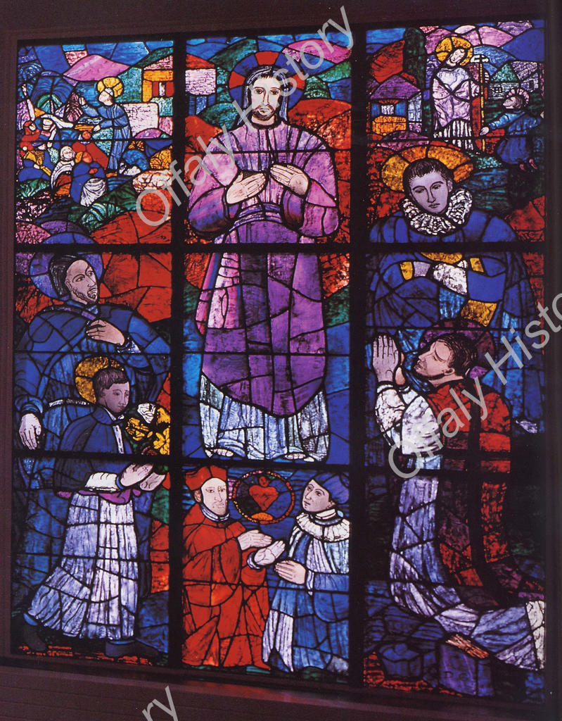 023 Stained glass window of the Saints (Evie Hone 1894-1955)