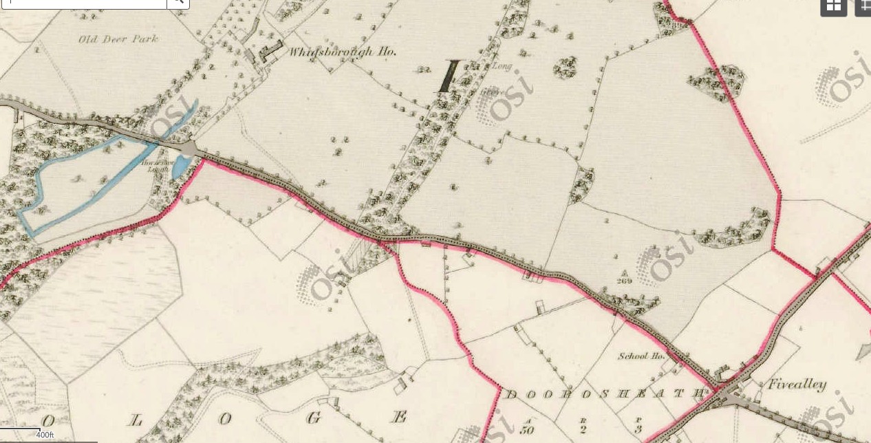 OS Map of Five Alley