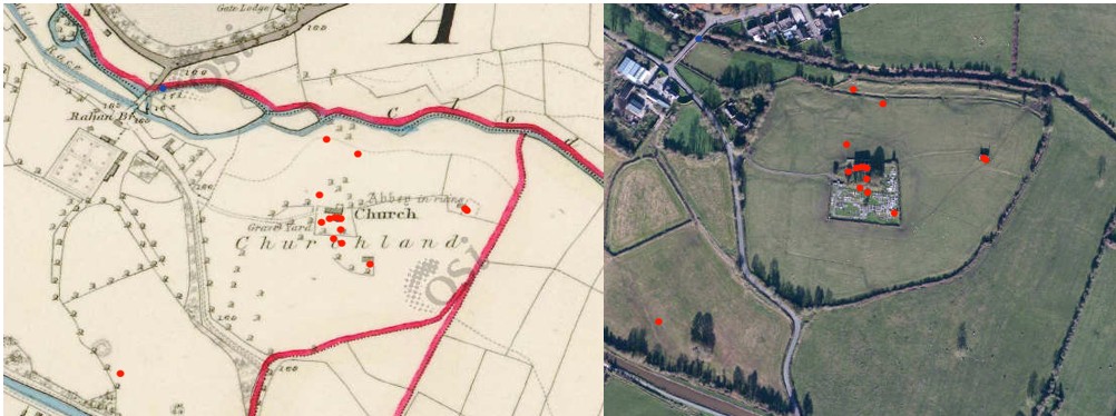 Rahan from early and current OS maps