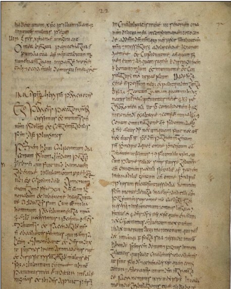 Patrick's Confessio, Book of Armagh, TCD Dublin